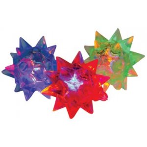Flashing Crystal Stars (set of 3)